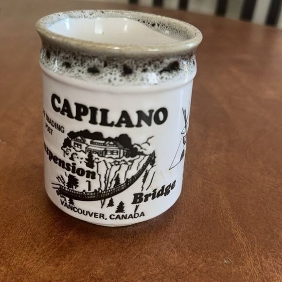 Vintage Other - Vintage Capilano Suspension Bridge Souvenir Miniature Mug